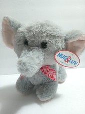 Hug Luv Gray Plush Elephant 9" 11"X8.5" NEW
