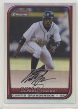 2008 Bowman Chrome Refractor Curtis Granderson #182 et0