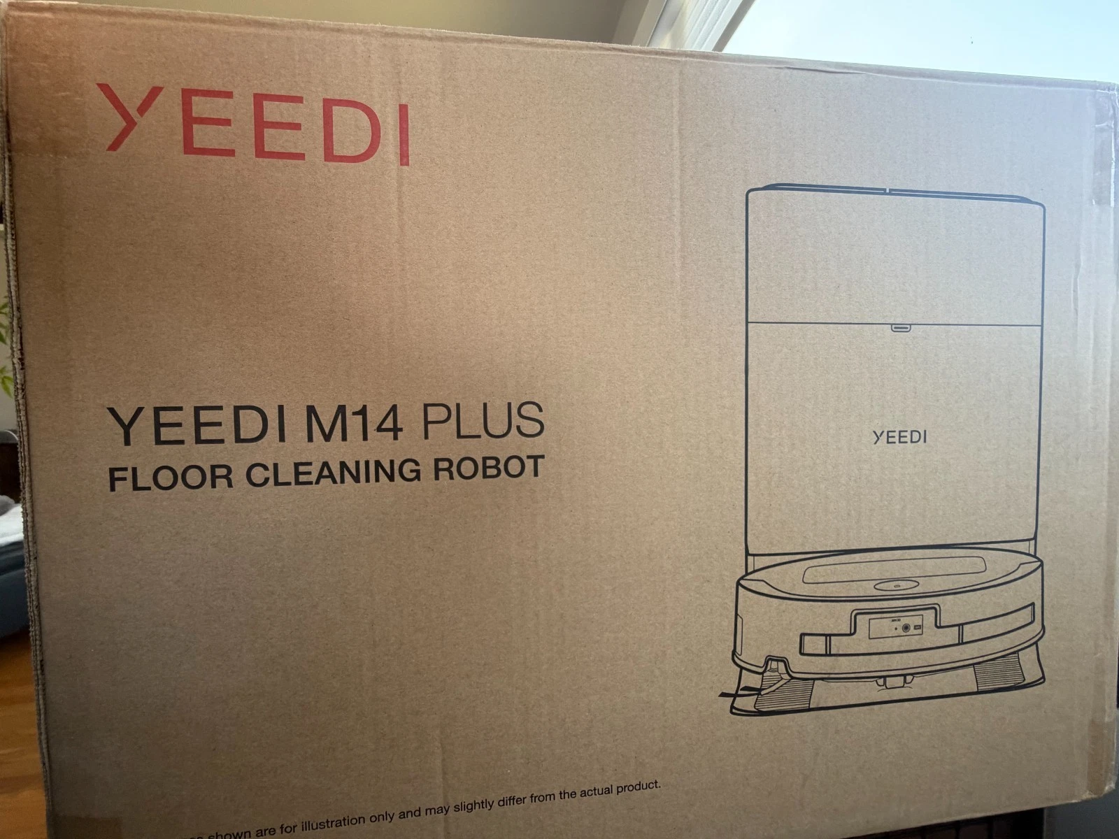 Yeedi M14 Plus Robot Vacuum and Mop, 18,000Pa Suction, OZMO Roller, White
