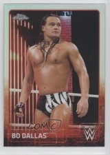 2015 Topps Chrome WWE Refractor Bo Dallas #8 0c4