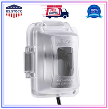 Bates- Outdoor Outlet Cover Weatherproof, 1-Gang Outdoor Electrical Outlet