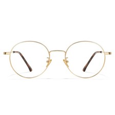 Blue Light Glasses for Women Round Wire Frame Computer Glasses for Men UV Blo...