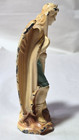VINTAGE PAINTED METAL SAINT MICHAEL THE ARCHANGEL STATUE  5 Inches — photo 4