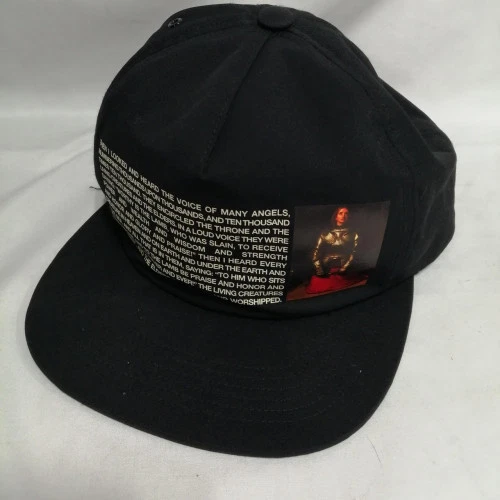 Casquette imprimée noire SUPREME