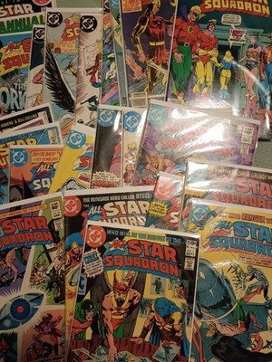 All-Star Squadron 1 -4 9 10 13 14 + Lot Of 26 Dc Comic