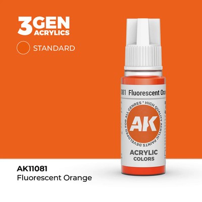 AK Interactive 3GEN Fluorescent Orange 17ml