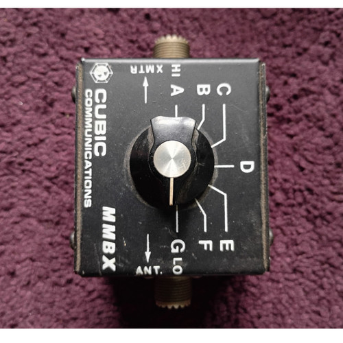 Cubic Communications MMBX Manual Switch Box, Radio Communication Accessory