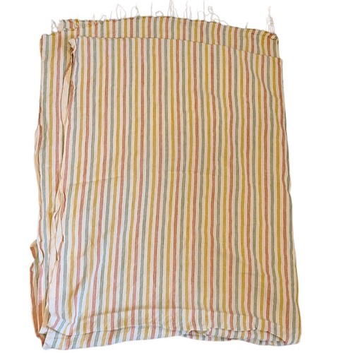 Merchant & Mills beige elegante Streifen europäisches gewaschenes Leinen 4 Meter 57 Zoll breit - Bild 2 von 2