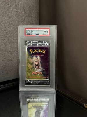 neo destiny 1st edition booster box Pokemon Neo Destiny 1st Edition Booster Pack PSA 10 - Noctowl Artwork