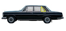 Sealing Triangle Window Rear Left + Right For Mercedes W108 W109 New