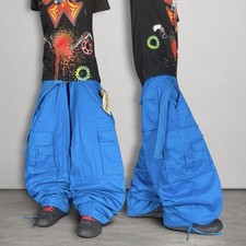 Y2K Regal Baggy Cargo Parachute Pants