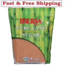 Pure Cane Turbinado Raw Sugar, 32 Oz.