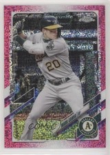 2021 Topps Chrome Magenta Speckle Refractor 103/350 Mark Canha #37 07cr