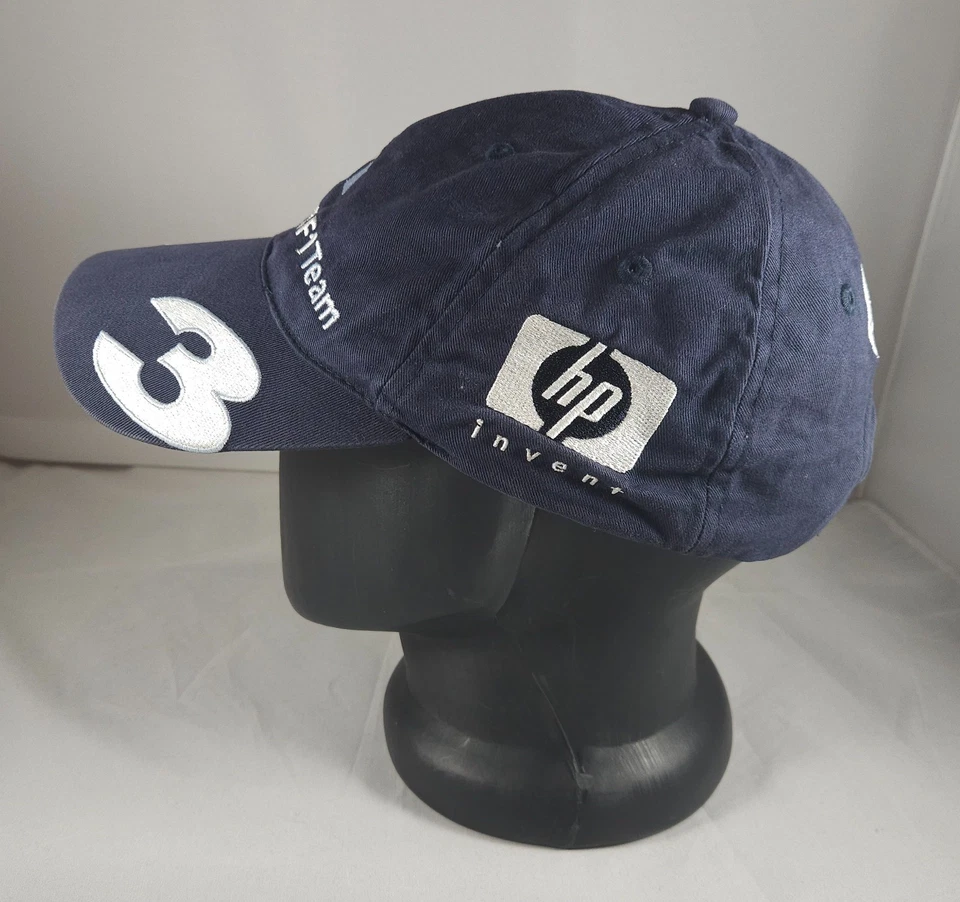 Gorra Montoya Williams F1 2003 rara "BMM" ERROR DE FÁBRICA sombrero oficial del equipo BMW sistema operativo Foto 3 de 4