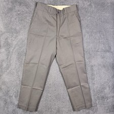 Vintage Big Mac Pants Men 32x29 JC Penney Rugged Twill 70s Uniform Scovill Zip
