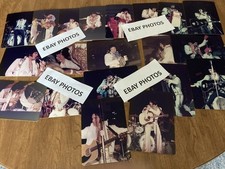20 Vintage Elvis Photos 3 1/2x5 on stage 70's original Printing various concerts