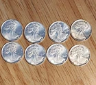 (8) 1/10 oz Walking Liberty Silver round .999 Fine Silver