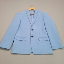 Izod Boys Light Blue Regular Fit Blazer Jacket Size 14, Pre-Owned READ