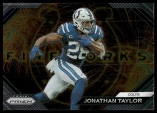 Jonathan Taylor 2023 Panini Prizm #F-16 Fireworks Indianapolis Colts