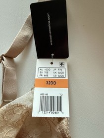 NEW Wacoal Retro Chic Mesh Full Coverage Underwire Bra Toast/Nude Model 855186