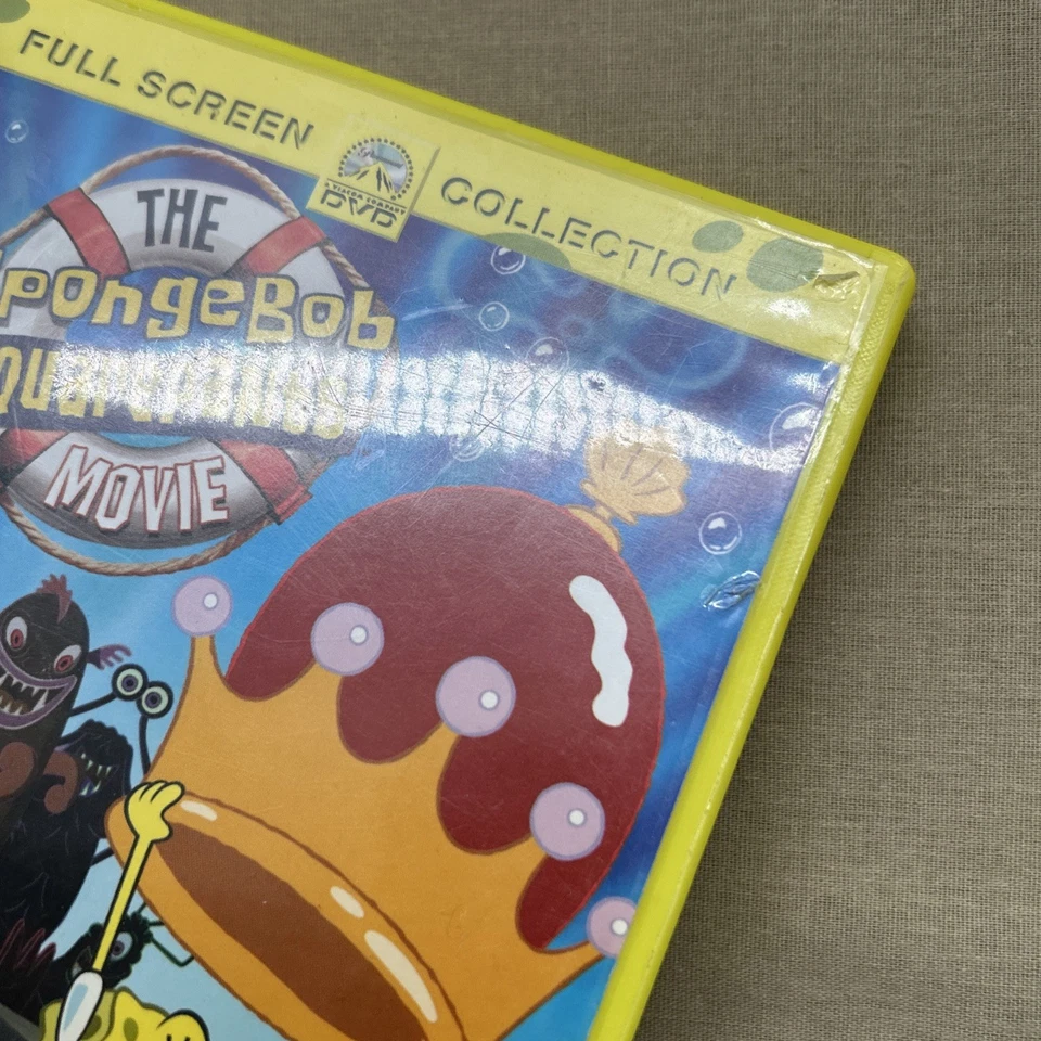 The SpongeBob SquarePants Movie (DVD 2004) Nickelodeon Comedy David Hasselhoff + - Imagem 4 de 4