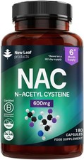 NAC N-Acetyl-Cysteine 600mg Capsules N-Acetyl Cysteine Nutritional Supplements