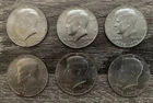 1776-1976 Kennedy Half Dollar 50C Lot of 6 Bicentennial US Coins Uncertified