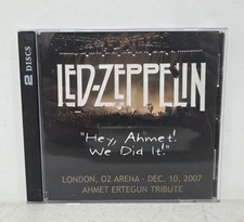 Led Zeppelin Hey Ahmet! We Did It 2007 2 CD Set Ertegun Tribute London Arena