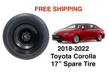 SPARE TIRE 17” FITS: 2018 2019 2020 2021 2022 TOYOTA COROLLA