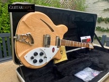 ♚MINT♚2021 RICKENBACKER 360-6 Deluxe♚ MapleGlo ♚FULL FRET♚24 Fret!♚330♚FAST SHIP