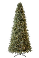 12 ft. Elegant Twinkling Grand Fir LED Pre-Lit Artificial Christmas Tree