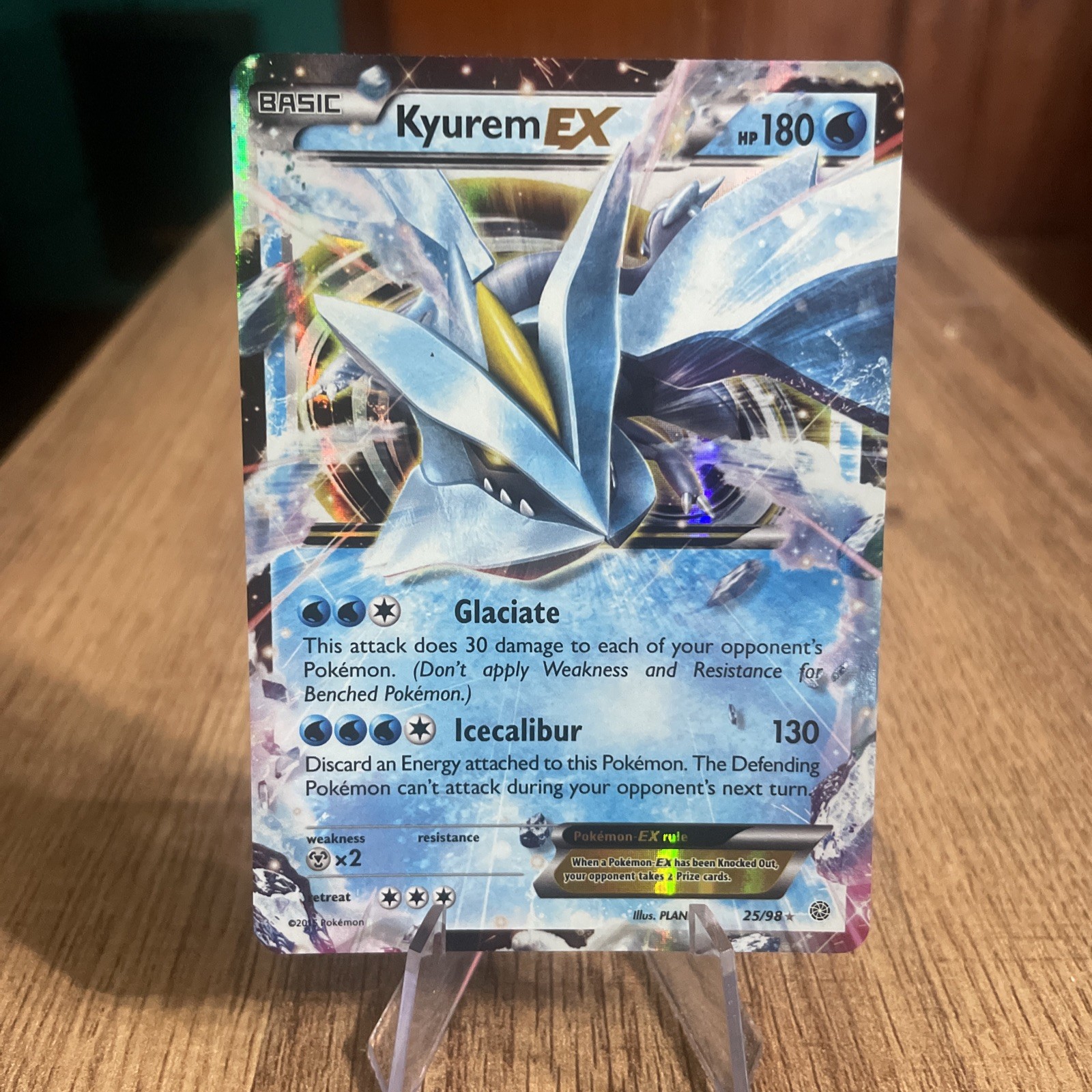 Pokémon TCG XY Ancient Origins Kyurem EX 25/98 Ultra Rare Holo Card NM
