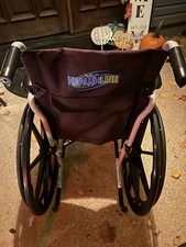 Health Line lightweight transport Folding wheelchair