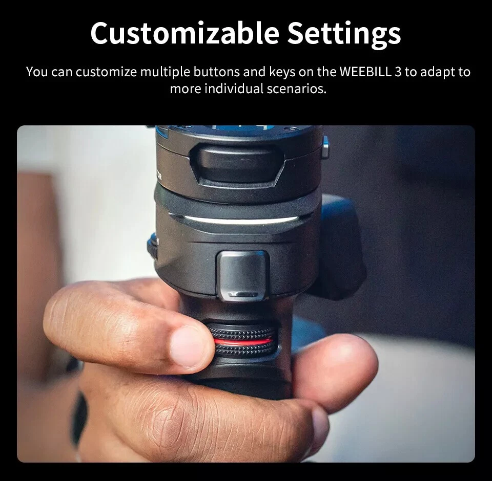 Estabilizador cardán de mano ZHIYUN Weebill3 para cámara Canon/Sony/Panasonic/Nikon Foto 3 de 4