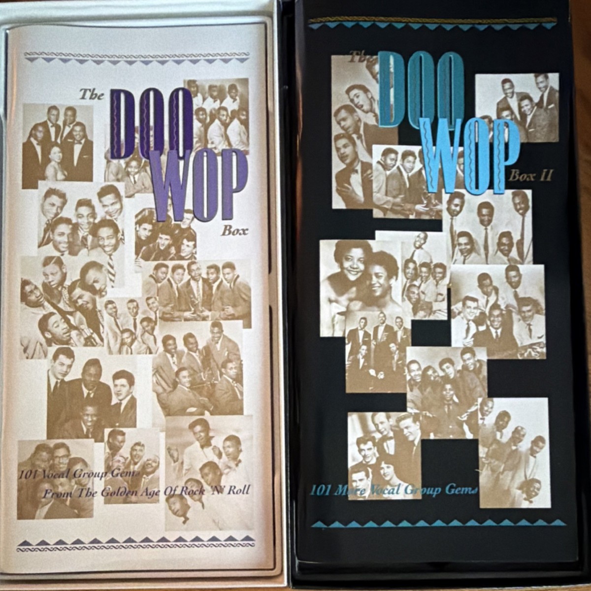 Rhino The Doo Wop Box & Box II CD Box Set Vocal Compilation 1950s
