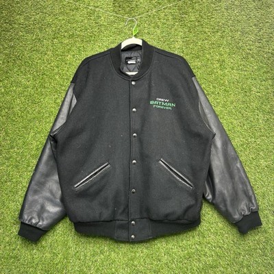Vintage 90s Batman Forever Varsity Jacket Mens Large Movie Promo