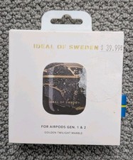 IDEAL OF SWEDEN Airpods Case for AirPods 1st/2nd Gen - Golden Twilight Marble