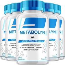 (5 Pack) Metabolyn Capsules – Metabolyn Pills Digestive Support, Gut Wellness