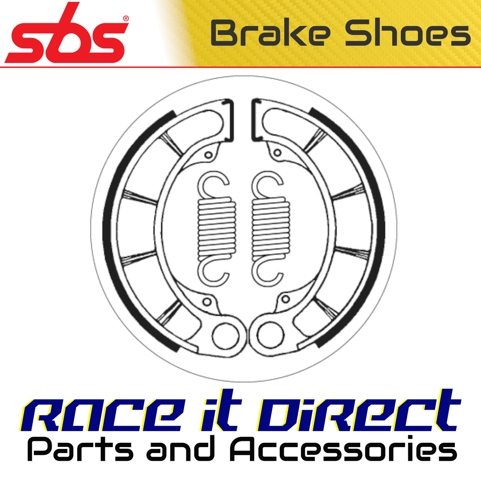 Brake Shoes for HONDA XLV 750 R 1983 Rear SBS