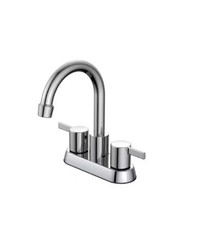 Glacier Bay 4 in Centerset Bathroom Faucet High Arc 2 Handle Chrome GARRICK-7630