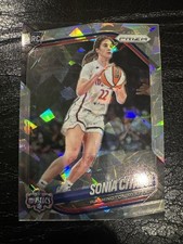 2025 Panini Prizm WNBA #122 Sonia Citron Rookie Silver Ice Washington Mystics