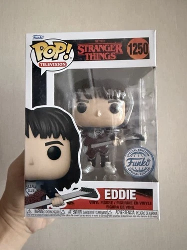 Funko Pop! Stranger Things Eddie 1250 NEW W/protector