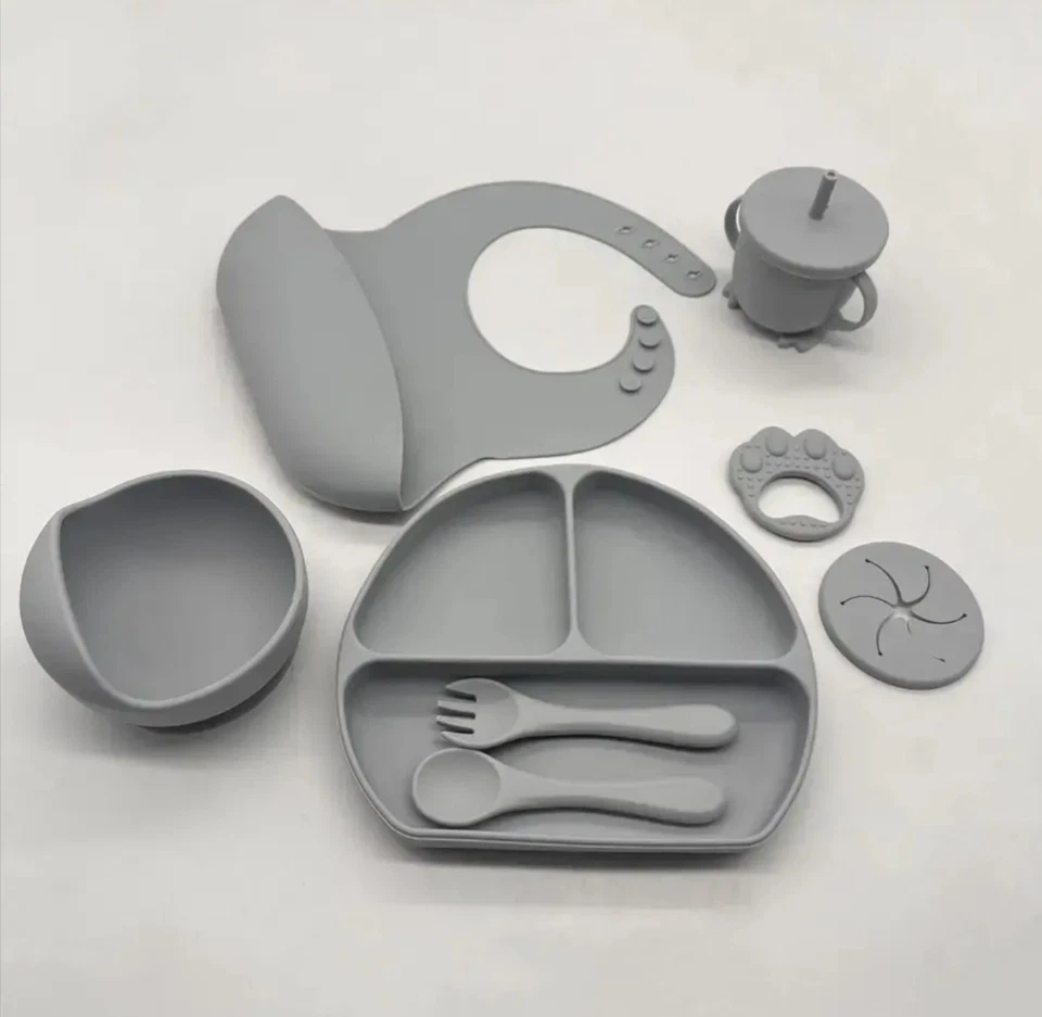 Silicone Baby Feeding Tableware Set - Image 4 of 4