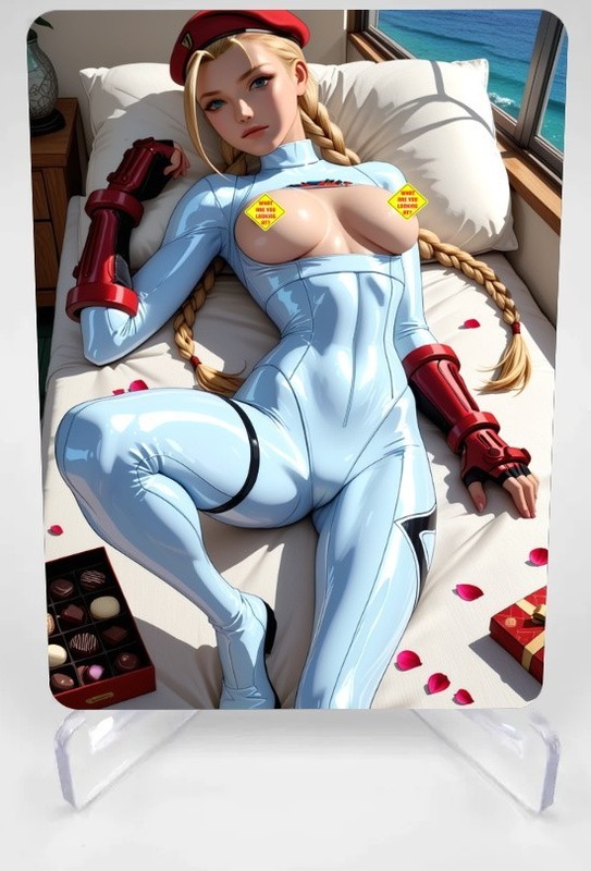 Cammy White Anime Waifu Card 1/1 Collectible SF-CAM-098