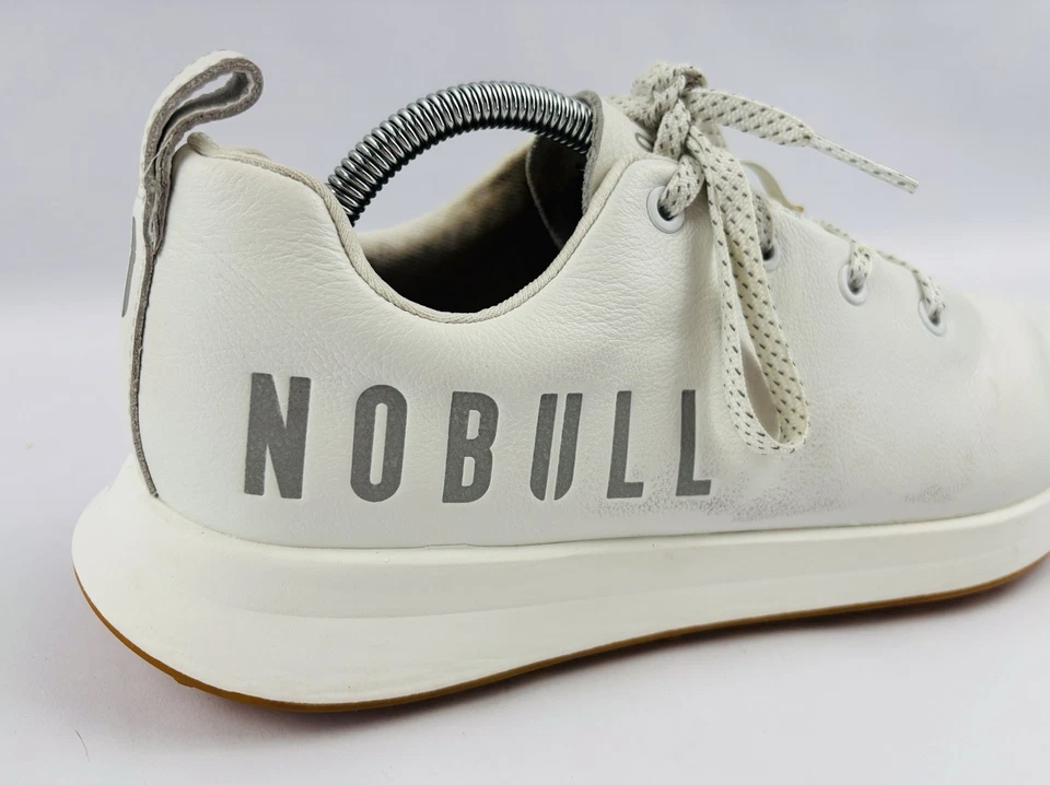 Zapatos de golf NOBULL de cuero blanco talla (hombre’s 9.5/mujer’s 11) Foto 3 de 4