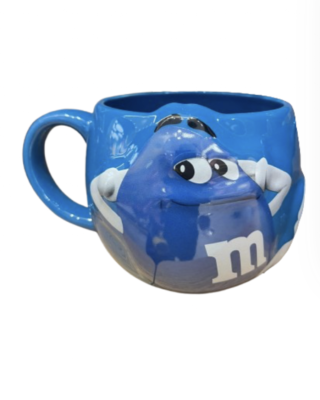 M&M's World Blue Character 3D Sculpted Coffee 18oz Mug New | eBay
