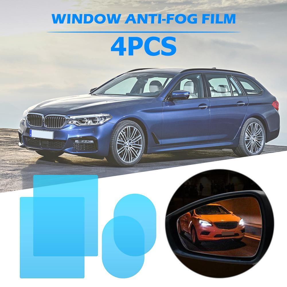 4pcs/set Car Side Mirror Window Protective Films Waterproof Anti Fog