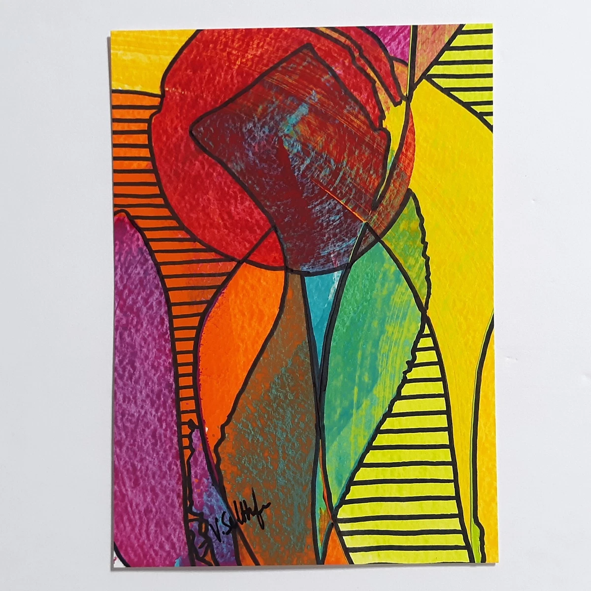 Easy Colorful Abstract Paintings