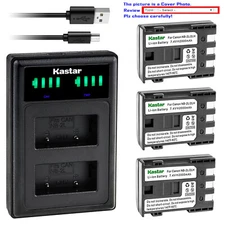 Kastar Battery LLD2 USB Charger for Canon NB-2L 2LH Canon EOS Digital Rebel Xti