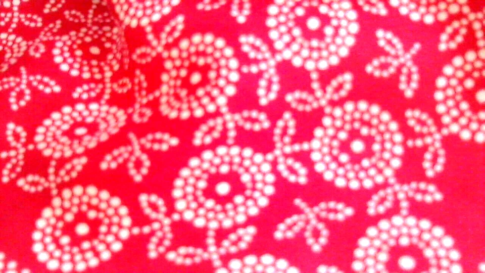 Silk Rayon Blend Scarf Red White 27"x27" Rolled Hem Japan WTags Glentey - Image 2 of 4